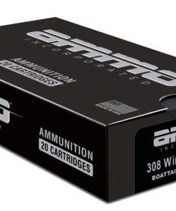 Ammo, Inc. Signature .308 Winchester 168 grain Boat Tail Hollow Point Brass Cased Centerfire Rifle Ammunition