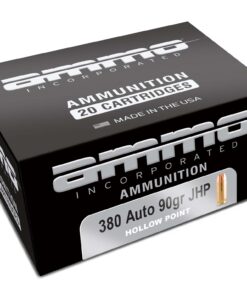 Ammo, Inc. Signature .380 ACP 90 grain Jacketed Hollow Point Brass Cased Centerfire Pistol Ammunition