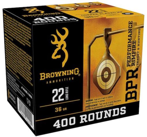 Browning BPR Performance 22 Long Rifle 36 Grain Hollow Point Rimfire Ammunition