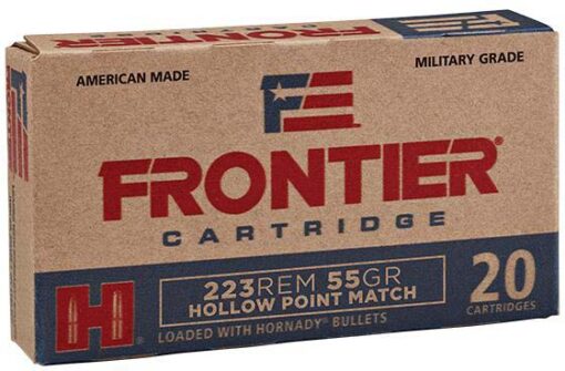 Hornady Frontier .223 Remington 55 Grain Hollow Point Centerfire Rifle Ammunition