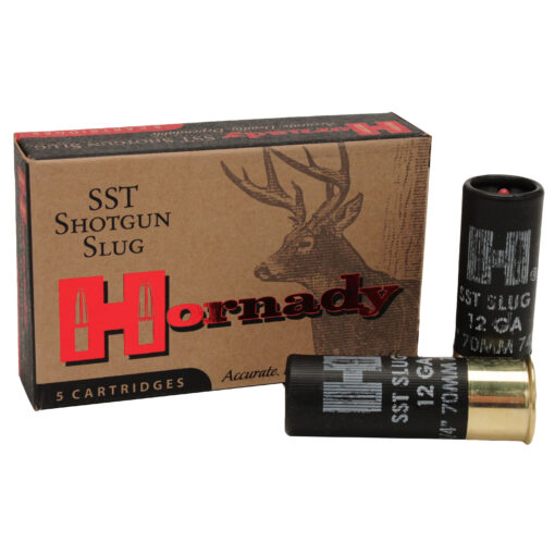 Hornady SST Slugs 12 Gauge 300 Grain Flex Tip eXpanding Slug 2.75" Shotgun Slug Ammunition