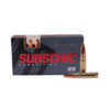 Hornady Subsonic .300 AAC Blackout 190 Grain Subsonic eXpanding Centerfire Rifle Ammunition