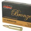 PMC Bronze .223 Remington 55 Grain FMJ Boat Tail Ammunition