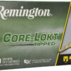 Remington 6.5 Creedmoor 129 Grains Core-Lokt Tipped Brass Cased Centerfire Rifle Ammo
