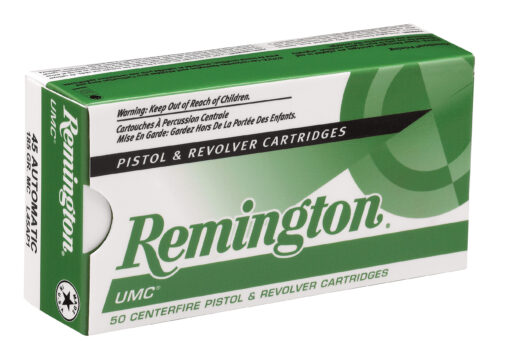 Remington UMC Handgun .45 ACP 230 Grain Full Metal Jacket Pistol Ammunition