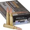 SIG SAUER Elite Match Grade .308 Winchester 175 grain Open Tip Match Brass Cased Centerfire Rifle Ammunition